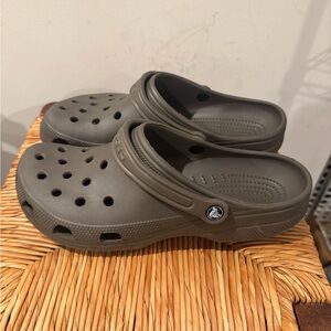 CROCS Classic Army Green Clogs Size 12